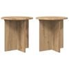 vidaXL Suport pentru plante 2 buc. Stejar Artizanal 40 x 40 x 40 cm
