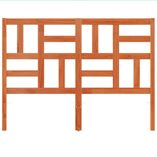 vidaXL Tăblie de pat, maro ceruit, 150 cm, lemn masiv de pin