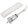 vidaXL Ancoră pliabilă cu funie, argintiu, 3,2 kg, fier maleabil