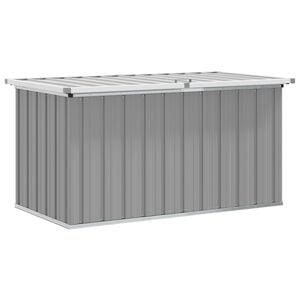 vidaXL Ladă de depozitare pentru grădină, gri, 129x67x65 cm