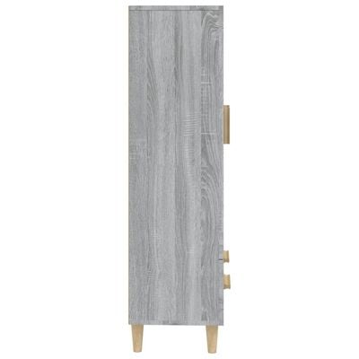 vidaXL Dulap înalt, gri sonoma, 70x31x115 cm, lemn compozit