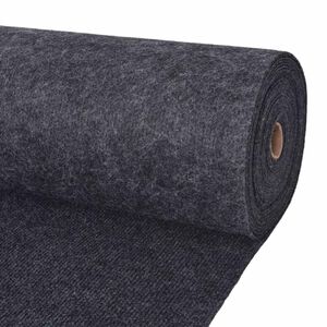 vidaXL Covor Antracit 1,2 x 10 m Poliester