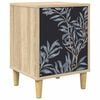 vidaXL Dulap de noapte DOKKUM Stejar Sonoma 36 x 33 x 50 cm