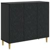 vidaXL Bufet Negru 89 x 34,5 x 80 cm Lemn prelucrat