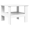 vidaXL Masă de cafea Alb 57 x 55 x 45 cm Lemn prelucrat