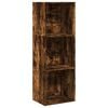 vidaXL Bibliotecă, stejar fumuriu, 40x30x114 cm, lemn prelucrat