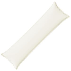 vidaXL Husă pentru pernă HOUTEN Alb 40 x 145 cm In sintetic