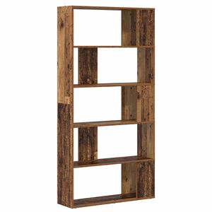 vidaXL Dulap pentru cărți 80 x 24 x 159 cm Lemn prelucrat Lemn vechi