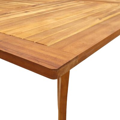 vidaXL Set mobilier de masă pentru grădină, 5 piese, lemn masiv acacia