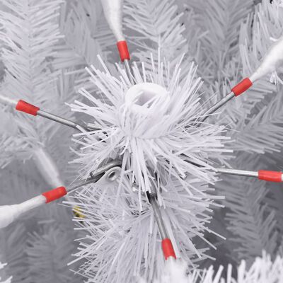 vidaXL Brad de Crăciun artificial cu balamale și zăpadă, 120 cm