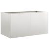 vidaXL Jardinieră 80x40x40 cm oțel inoxidabil