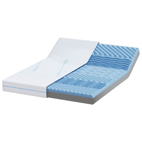 vidaXL Saltea Alb 140 x 200 cm Material Jacquard