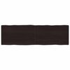 vidaXL Blat masă, 200x60x(2-6) cm, maro, lemn tratat contur organic