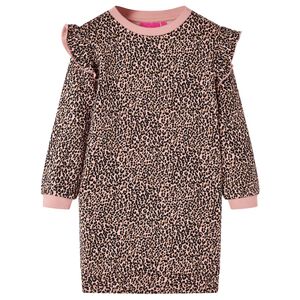 vidaXL Rochie hanorac pentru copii, roz mediu, 92
