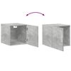 vidaXL Dulap de perete, gri beton, 40x42,5x40 cm, lemn prelucrat
