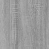 vidaXL Dulap cu vitrină, gri sonoma, 82,5x30,5x80 cm, lemn prelucrat