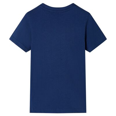 Tricou pentru copii, albastru închis, 92