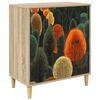 vidaXL Comodă cu sertare ZAANDAM Print cu pădure 66 x 36,5 x 75 cm