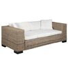 vidaXL Set canapea de 3 locuri din poliratan 8 piese