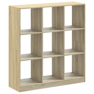 vidaXL Bibliotecă, stejar sonoma, 102x32x108 cm, lemn prelucrat