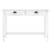 vidaXL Masă consolă Hill cu 2 sertare, 110x45x74 cm, lemn masiv pin