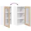 vidaXL Dulap suspendat cu ușă 2 pcs Stejar Sonoma 40 x 31 x 80 cm