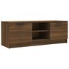 vidaXL Comodă TV, stejar maro, 102x35x36,5 cm, lemn prelucrat