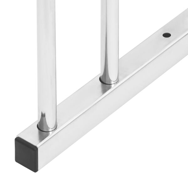 vidaXL Suport de biciclete, pentru 2 biciclete, oțel galvanizat