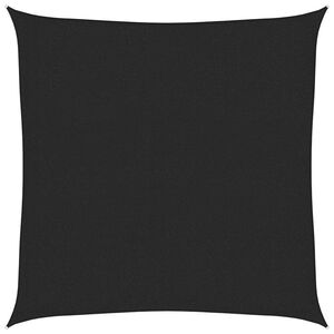 vidaXL P&acirc;nză parasolar, negru, 160 g/m&sup2; , 2x2 m, HDPE