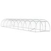 vidaXL Căsuță pentru pui Argintiu 800 x 150 x 100 cm Oțel Galvanizat