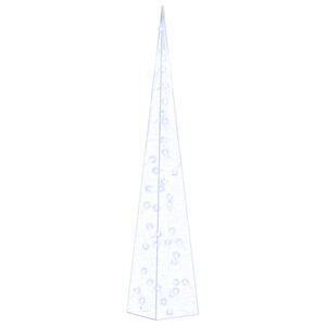 vidaXL Con de lumină cu LED decorativ, albastru, 90 cm, acril