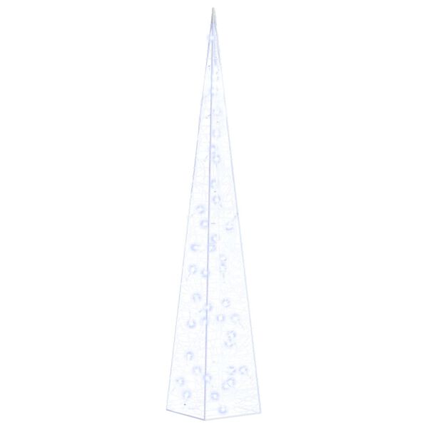 vidaXL Con de lumină cu LED decorativ, albastru, 90 cm, acril