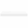 vidaXL Raft de perete suspendat, alb, 40x23x3,8 cm, MDF