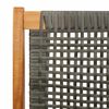 vidaXL Mobilier de grădină Gri 122 x 78 x 73cm Lemn masiv de acacia