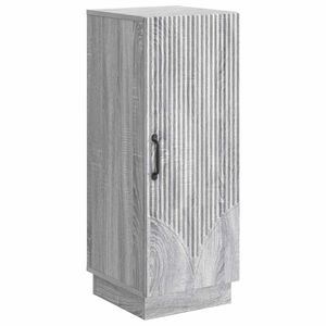 vidaXL Bufet Sonoma gri 33 x 34,5 x 87 cm Lemn prelucrat