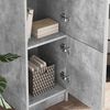 vidaXL Highboard Gri beton 31.5 x 32 x 124 cm Lemn compozit