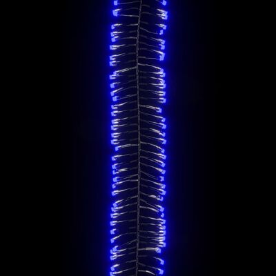 vidaXL Instalație tip cluster cu 1000 LED-uri, albastru, 11 m, PVC
