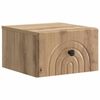 vidaXL Dulap de noapte suspendat Stejar Artizanal 33 x 34,5 x 20 cm