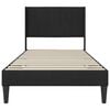 vidaXL Cadru de pat cu headboard Negru 90 x 200 cm Catifea