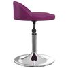 vidaXL Scaune de bucătărie pivotante, 2 buc, violet, piele ecologică