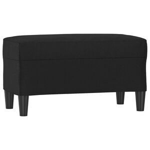 vidaXL Bancă, negru, 70x35x41 cm, piele ecologică