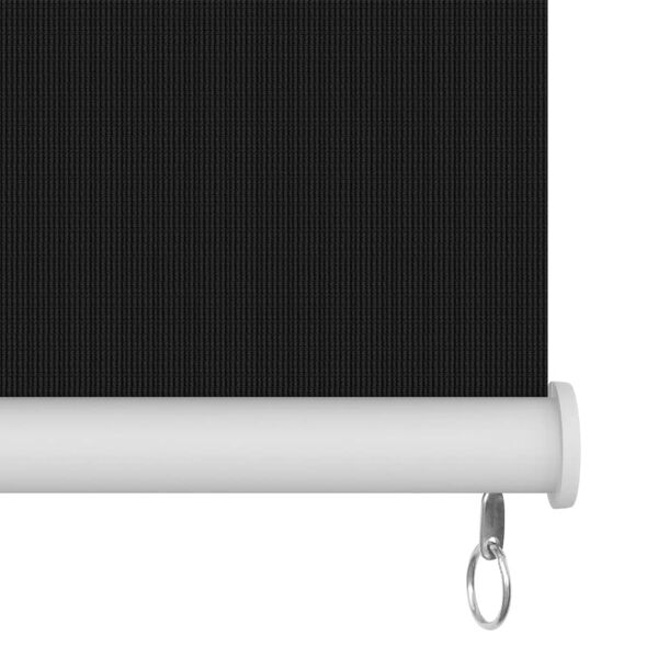 vidaXL Jaluzea tip rulou de exterior, negru, 160x230 cm