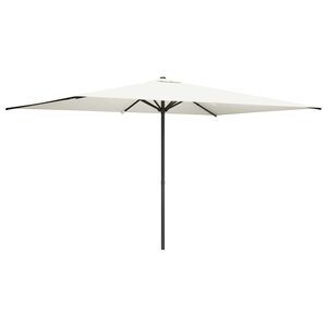 vidaXL Parasol de Grădină Dreptunghiular 2 x 3 m Poliester Crem