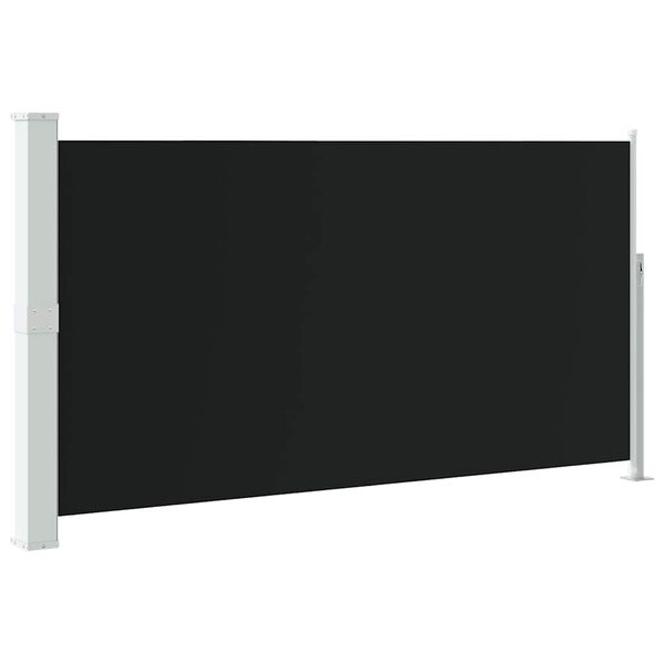 vidaXL Copertină laterală retractabilă de terasă, negru, 170 x 300 cm