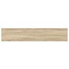 vidaXL Rafturi perete suspendate 2 buc. stejar/alb 120x23,5x3,8 cm MDF