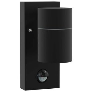 vidaXL Lumină de perete pentru exterior Negru 6,5 x 10,5 x 16 cm