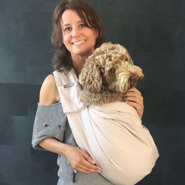 4Lazylegs Transport animale de companie „Canvas” 15 kg roz învechit