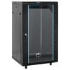 vidaXL Dulap de server, 18U, 19" IP20, negru, 60x60x100 cm