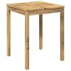 vidaXL Masă de cină pentru grădină Alb 60 x 60,5 x 75 cm