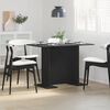 vidaXL Masă de dining Negru 110 x 60 x 75 cm Lemn compozit